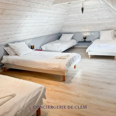 Vakantiehuis Le Angele, 12pers, Piscine, Calme, 4ch, 9lits